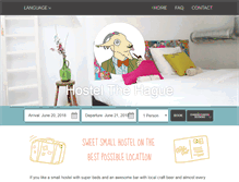 Tablet Screenshot of hostelthehague.com